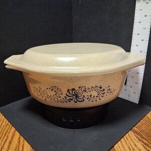 VTG PYREX Corning HOMESTEAD OVAL CASSEROLE DISH 043 w/ LID 1 1/2 qt 1.5 OVENWARE